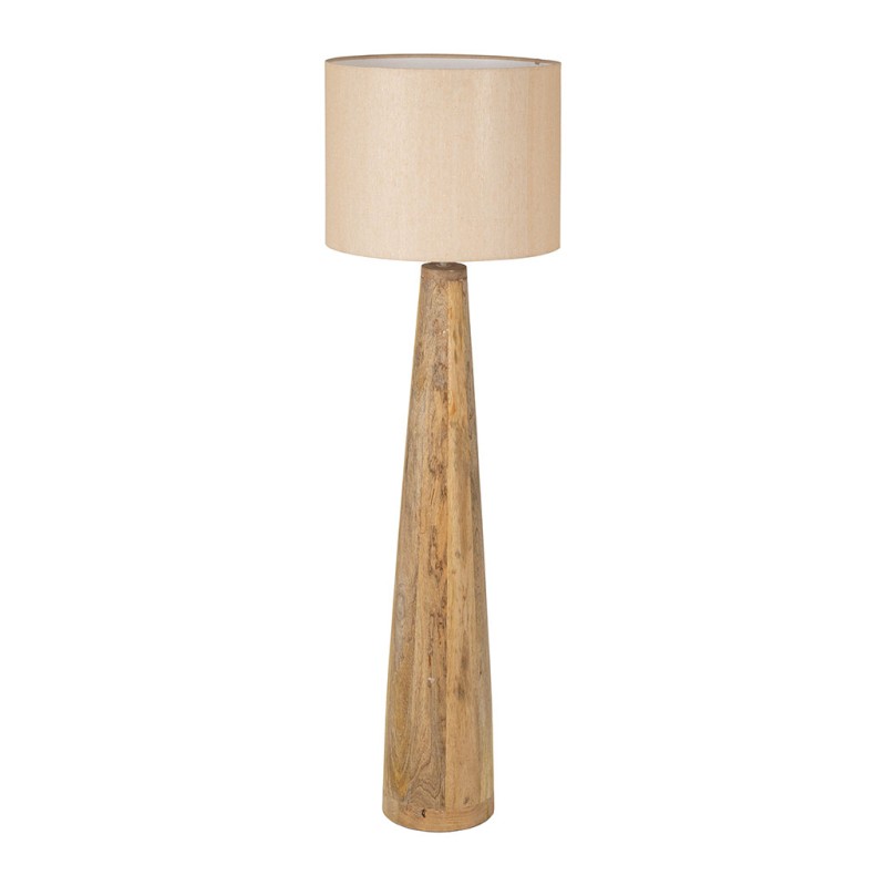 LAMPADAIRE ETERRA NATUREL D33XH114CM MANGUIER+COTON