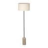 LAMPADAIRE ORGANIC BEIGE D13-40XH150CM MARBRE+FER