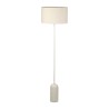 LAMPADAIRE ORGANIC BLANC D13-40XH150CM-E27