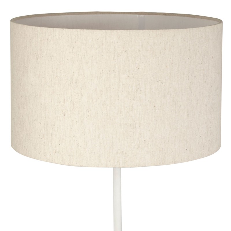 LAMPADAIRE ORGANIC BLANC D13-40XH150CM-E27