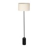 LAMPADAIRE ORGANIC NOIR D13-40XH150CM MARBRE+FER