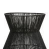 LAMPE N/ELEC KORDA NOIR D40XH64CM FER+JUTE