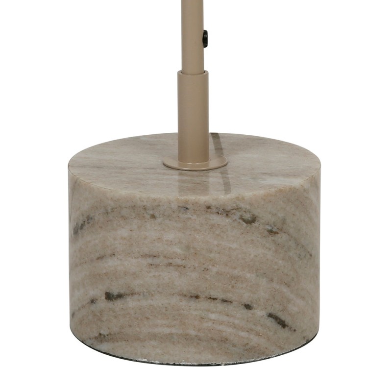 LAMPADAIRE COURBA BEIGE+TAUPE 43X18XH149CM-E27