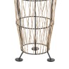 LAMPADAIRE N/ELEC KORDA D26XH120CM FER+JUTE