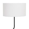 LAMPADAIRE FUNKY NOIR+BLANC D45XH163CM FER+MARBR