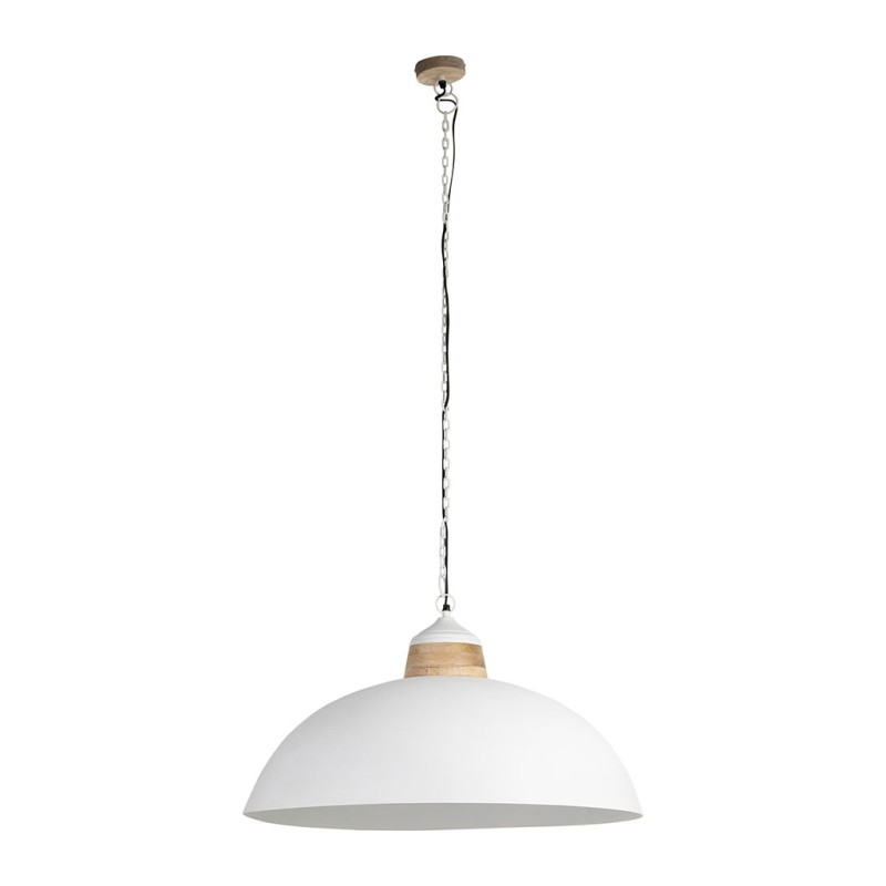 SUSPENSION FERESE BLANC D82XH47CM FER+MANGUIER