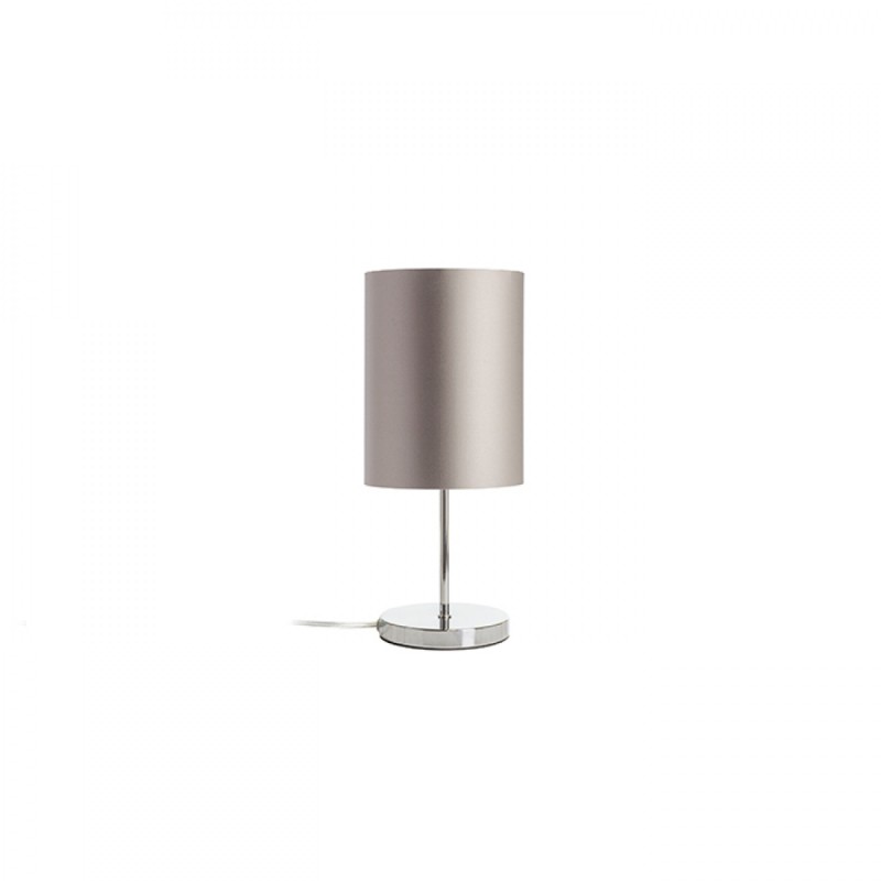 Lampe de table NYC/RON 15/20 table Polycoton noir/nickel 230V LED E27 15W