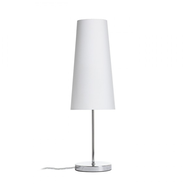 Lampe de table NYC/CONNY 15/30 table Monaco bleu pétrole/PVC argenté/nickel 230V LED E27 11W