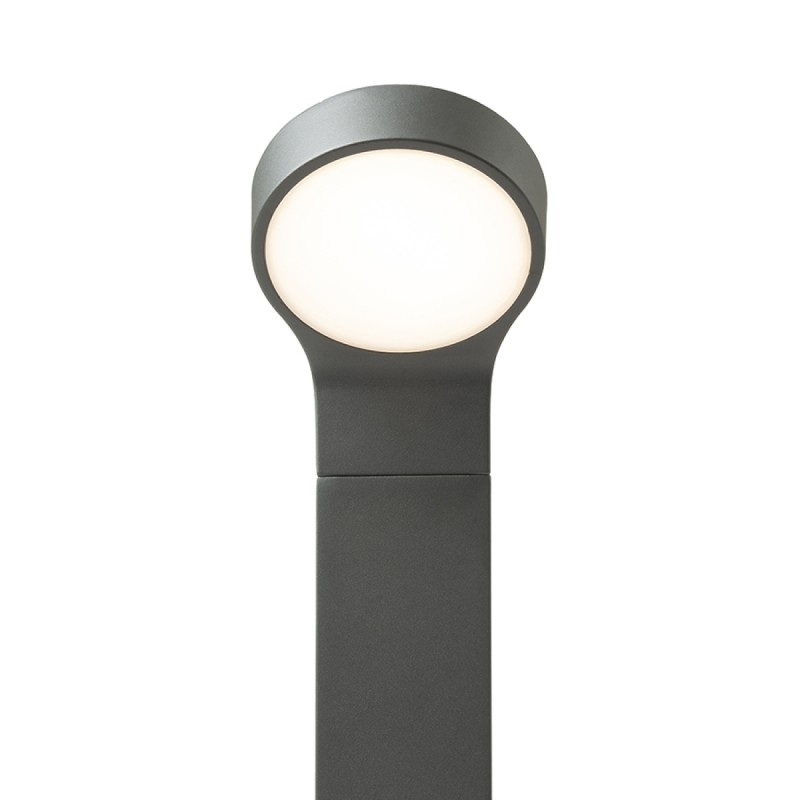 Luminaire extérieur ELIA lampadaire gris anthracite 230V LED 9W IP44 3000K