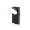 Applique LED ELISEO murale noir 230V LED 5W 3000K