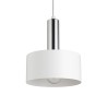 Luminaire suspendu GIULIA 20 blanc chrome 230V LED E27 15W