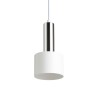 Luminaire suspendu GIULIA 12 blanc chrome 230V LED E27 11W