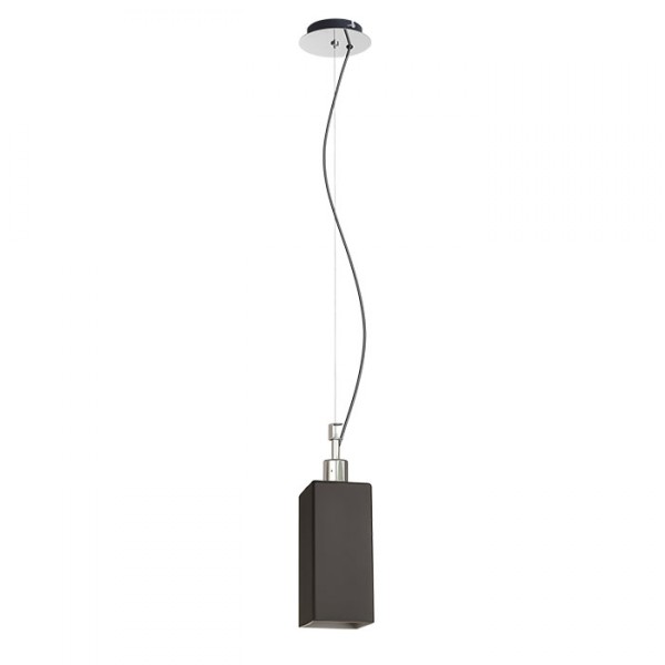 Suspension LIZ NEW noir chrome 230V LED E27 15W