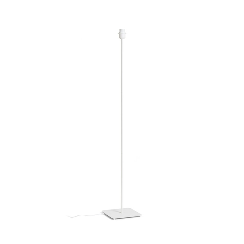 Lampadaire CORTINA pied de lampe blanc 230V LED E27 15W