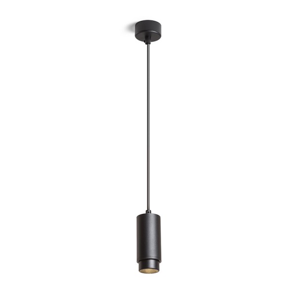 Spot suspendu OPTIMUS noir 230V LED GU10 9W 10 50°