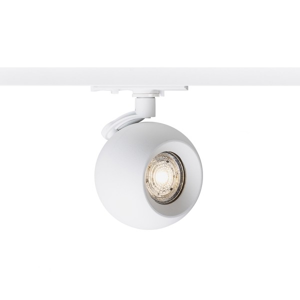 Luminaire pour rail SIENA monophasé blanc 230V LED GU10 9W