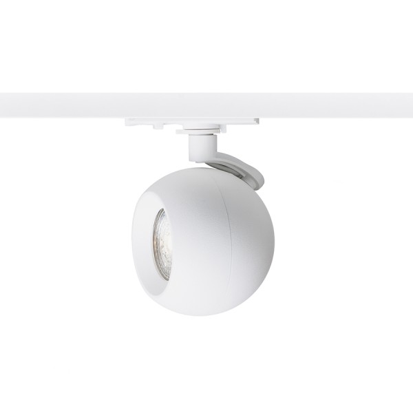 Luminaire pour rail SIENA monophasé blanc 230V LED GU10 9W