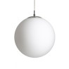 Suspension LUNA 30 verre opale coloré/chrome 230V LED E27 15W