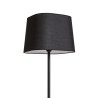 Lampadaire PERTH noir/noir 230V LED E27 15W