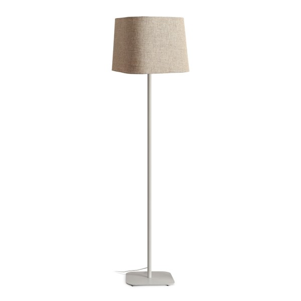 Lampadaire PERTH beige/blanc 230V LED E27 15W