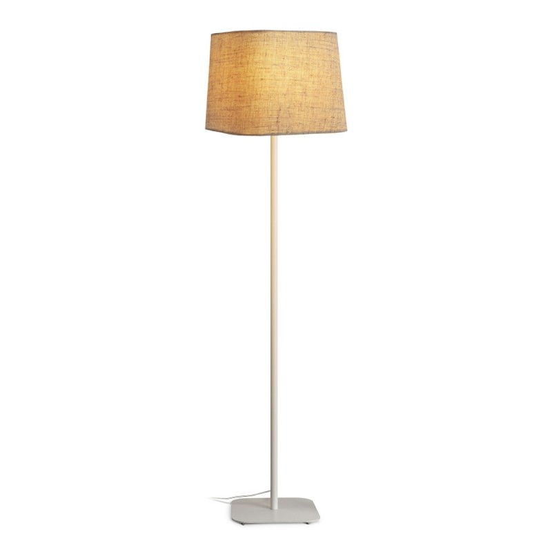 Lampadaire PERTH beige/blanc 230V LED E27 15W