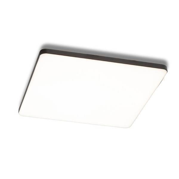 Luminaire LED BJORK SQ 20 encastrable noir 230V LED 18W 3000K