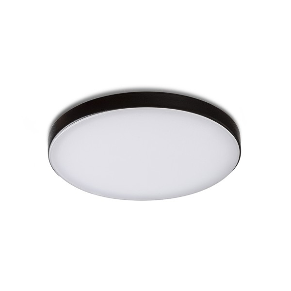 Luminaire LED BJORK R 9 encastrable noir 230V LED 6W 3000K