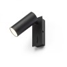 Spot LED TAPIO I SQ murale noir 230V LED 4.5W 3000K