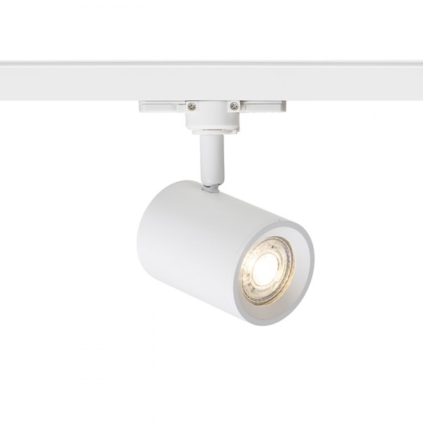 Réflecteur CADENZA pour rail triphasé blanc 230V LED GU10 10W