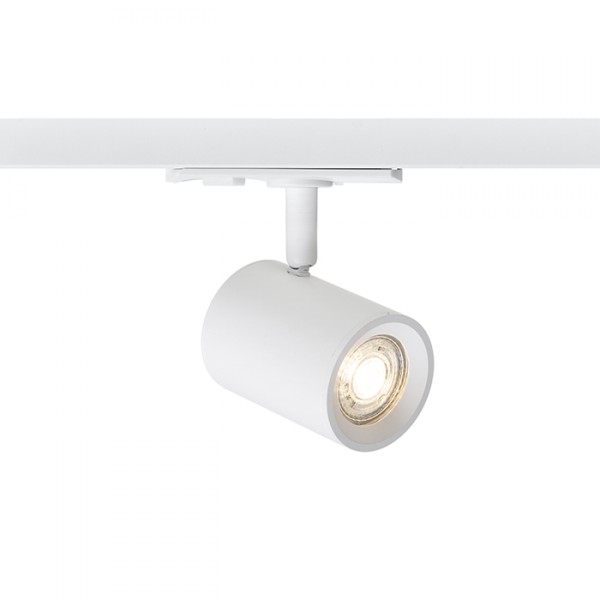 Réflecteur CADENZA pour rail monophasé blanc 230V LED GU10 10W