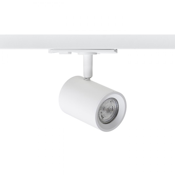 Réflecteur CADENZA pour rail monophasé blanc 230V LED GU10 10W