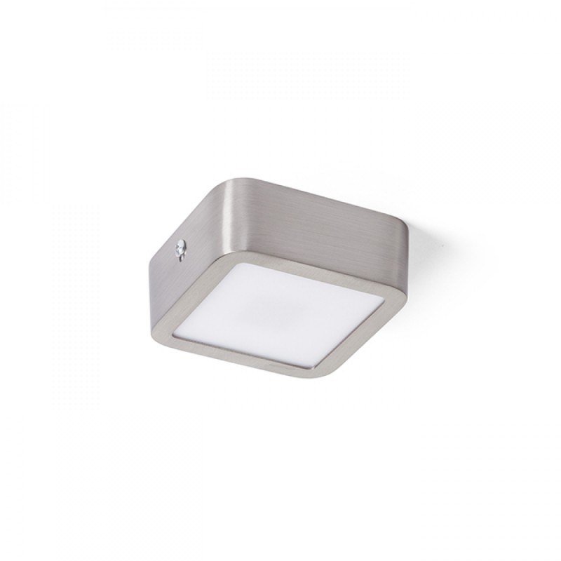 Luminaire HUE SQ 9 DIMM plafonnier nickel mat 230V LED 6W 3000K