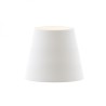 Abat-jour NIZZA 18/15 Polycoton blanc/PVC blanc max. 28W