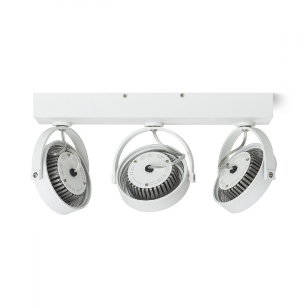 Applique murale/plafonnier KELLY LED III DIMM blanc 230V LED 3x12W 24° 3000K