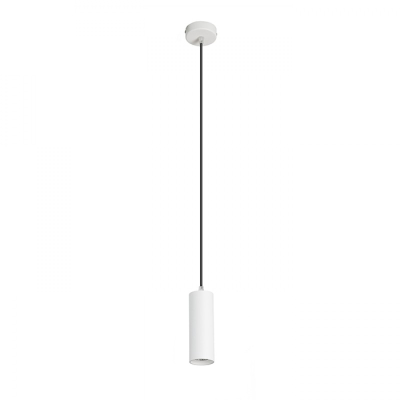 Spot LED suspendu MAVRO blanc 230V LED 12W 38° 3000K