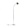 Lampadaire PRAGMA noir chrome 230V LED E27 11W