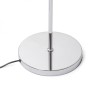 Lampadaire PRAGMA noir chrome 230V LED E27 11W