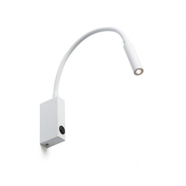 Applique LED EKE murale blanc 230V LED 3W 60° 3000K