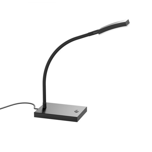 Lampe LED FRISCO T table noir 230V LED 4.2W 120° 3000K