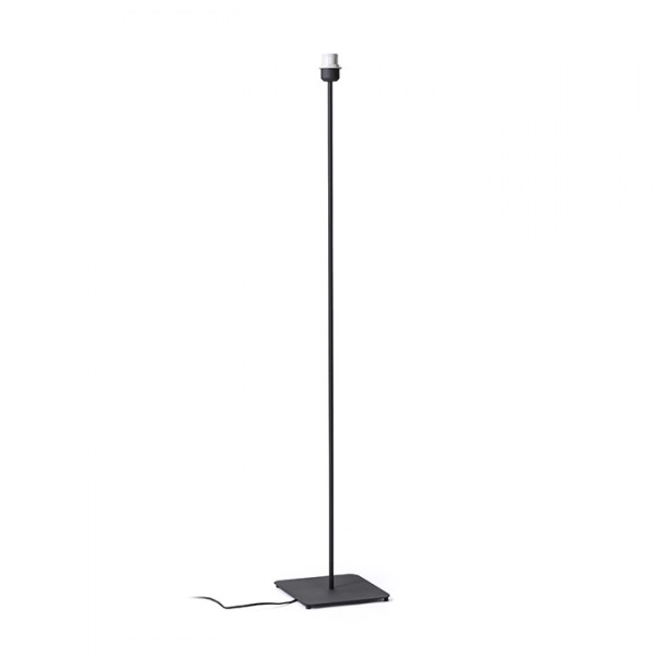 Lampadaire CORTINA pied de lampe noir 230V LED E27 15W