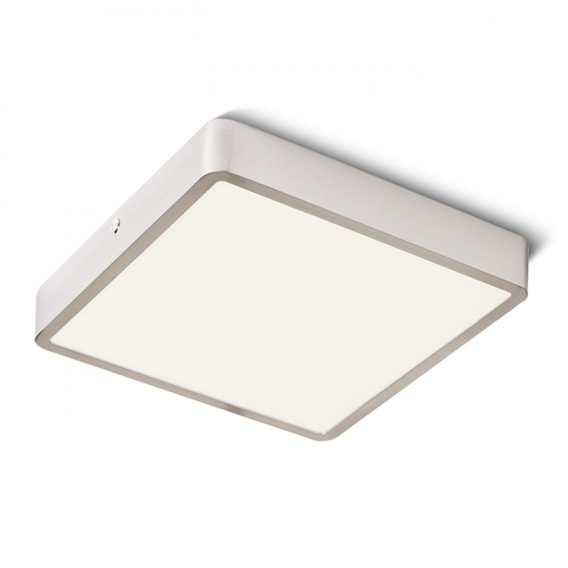 Plafonnier HUE SQ 22 nickel mat 230V LED 24W 3000K