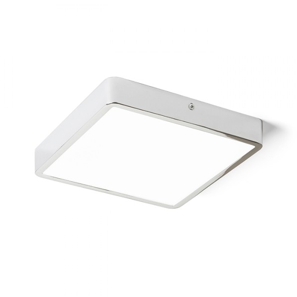 Plafonnier HUE SQ 22 chrome 230V LED 24W 3000K