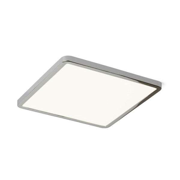 Luminaire HUE SQ 22 encastrable chrome noir 230V LED 24W 3000K