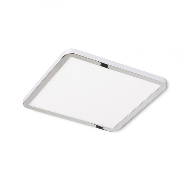 Luminaire HUE SQ 17 encastrable chrome 230V LED 18W 3000K