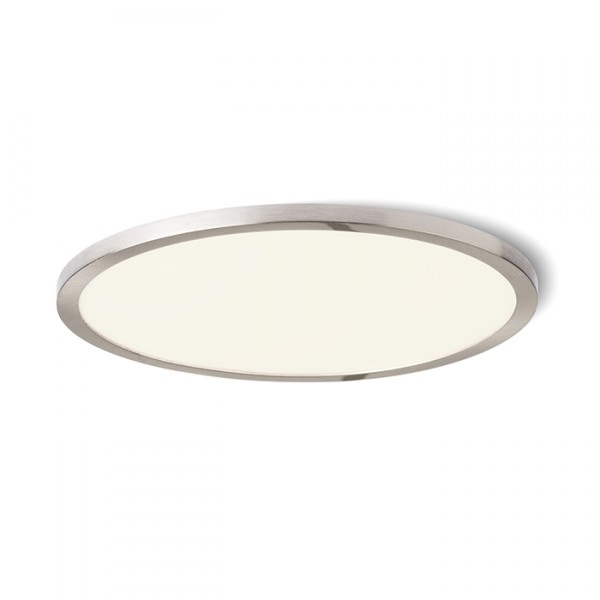 Luminaire HUE R 22 encastrable nickel mat 230V LED 24W 3000K