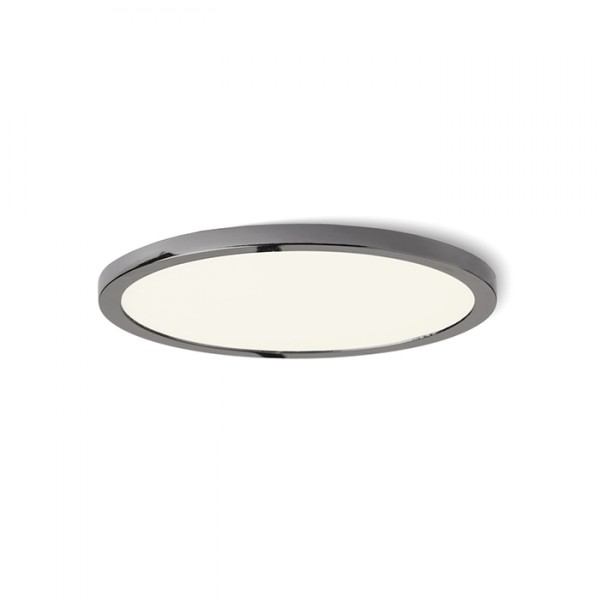 Luminaire HUE R 17 encastrable chrome noir 230V LED 18W 3000K