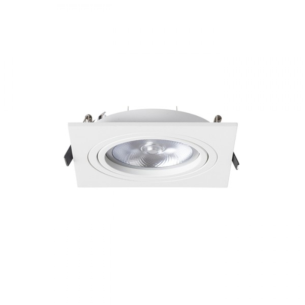 Spot PASADENA G53 SQ I blanc 230V LED G53 15W