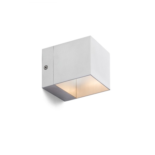 Applique murale ESSEX aluminium brossé 230V LED G9 5W