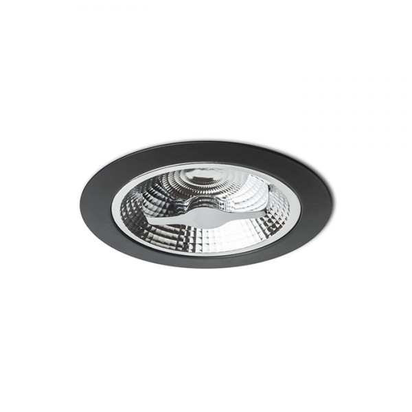 Spot LED encastrable KELLY LED DIMM noir 230V LED 15W 45° 3000K