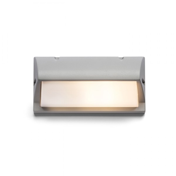 Applique murale d'extérieur MORA gris argent 230V LED E27 15W IP54